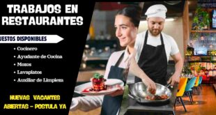 TRABAJOS EN RESTAURANTES