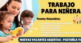 TRABAJO PARA NIÑERA