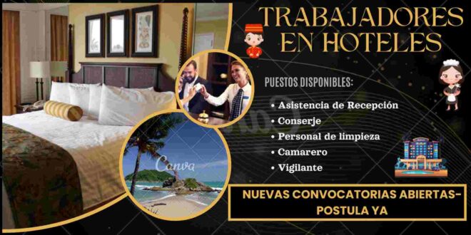TRABAJOS EN HOTELES