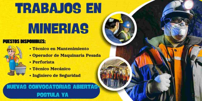 TRABAJOS EN MINAS