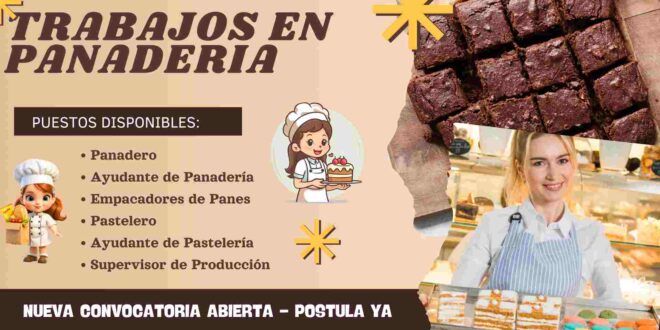 TRABAJOS EN PANADERIA