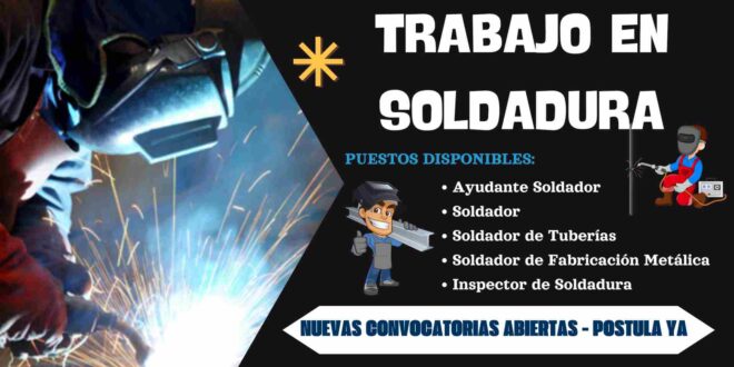 TRABAJOS EN SOLDADURA